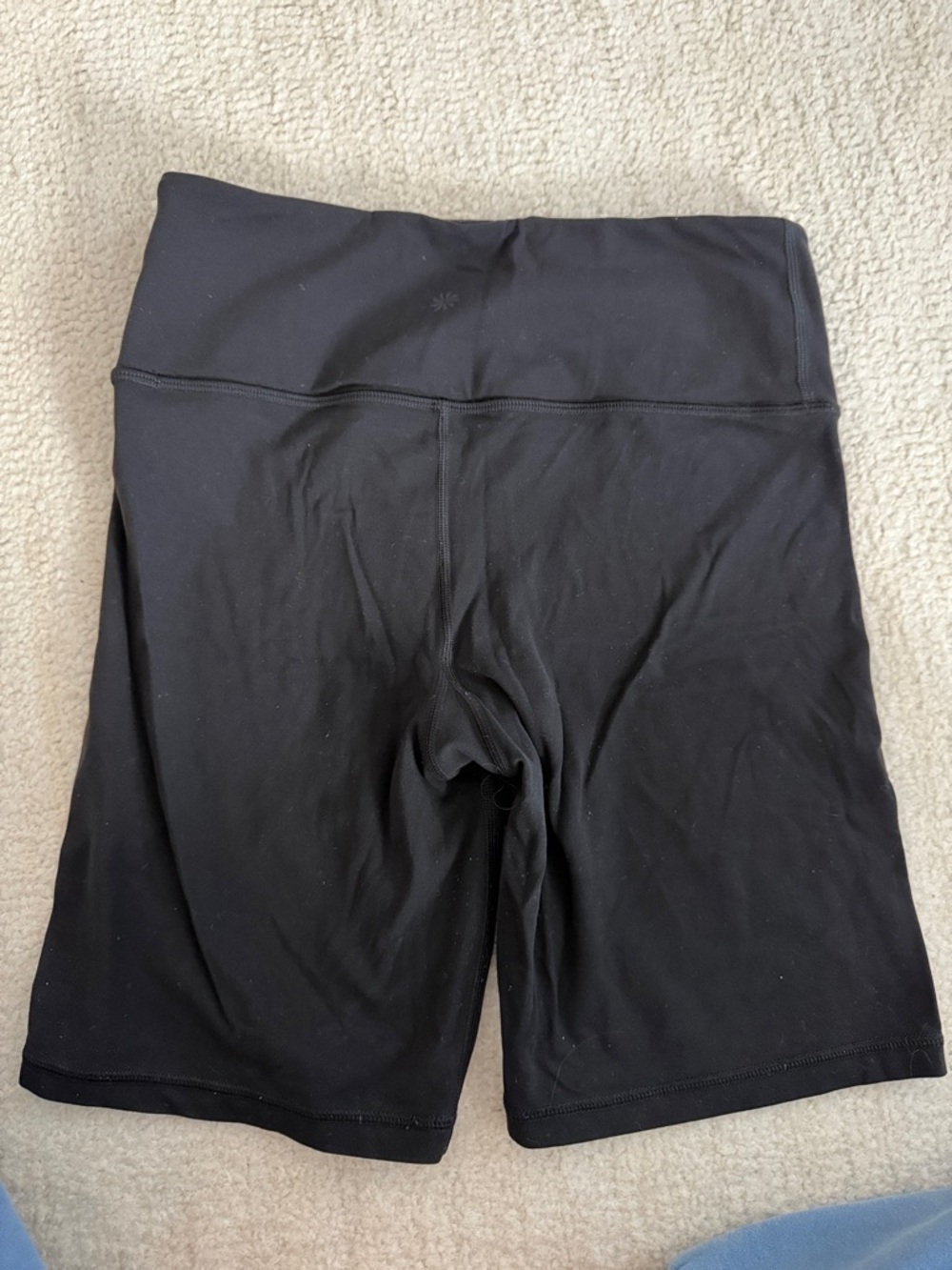 Athleta Black High-Rise Bike Shorts